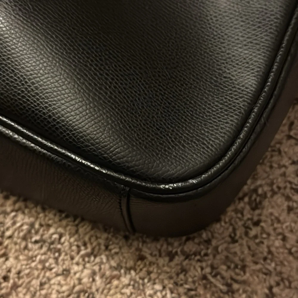 Coach leather laptop / briefcase